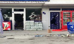 Erzincan’da Gece Yarısı Dehşeti: Alkollü Şahıs İş Yerine Saldırdı, O Anlar Kamerada