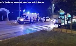 Muş’ta direksiyon hakimiyeti kaybı kaza getirdi: 1 yaralı