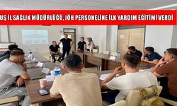 Muş’ta Jandarma JÖH personeline ilk yardım eğitimi