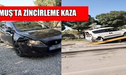 Muş-Hasköy yolunda zincirleme kaza