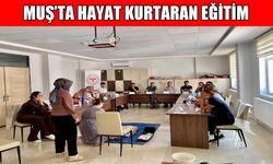 Muş'ta AFAD personeline uygulamalı ilk yardım eğitimi verildi