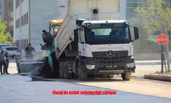 Elazığ’da asfalt seferberliği devam ediyor