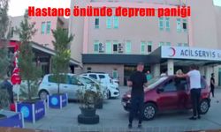 Hastane Önünde Deprem Paniği: Araç Kamerasına Yansıdı
