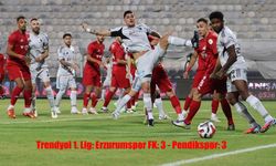 Trendyol 1. Lig’de gol düellosu: Erzurumspor FK ve Pendikspor 3-3 berabere kaldı