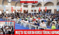 Muş’ta yaz Kur’an kursları sona erdi
