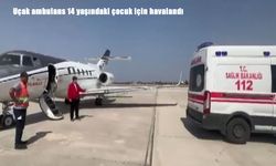Tatvan’da 14 yaşındaki çocuk, uçak ambulansla Ankara’ya sevk edildi