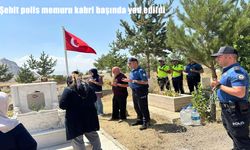 Şehit Polis Erdem Kılıç, kabri başında anıldı