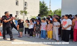 Büyükşehir Semt Konaklarında deprem ve yangın eğitimi