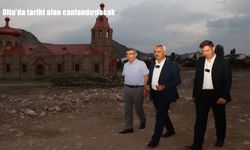Oltu Kilisesi çevresinde düzenleme çalışmaları başlatıldı