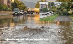 Erzincan’da sağanak ve fırtına hayatı durma noktasına getirdi