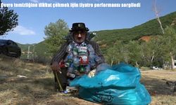 Tunceli’de çevre temizliğine duyarlılık için tiyatro performansı