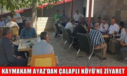 Korkut Kaymakamı Ayaz, Çalaplı Köyü'nü ziyaret etti