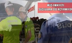 Muş Emniyeti suçlulara göz açtırmadı: 13 binden fazla kişi sorgulandı, aranan kişiler yakalandı