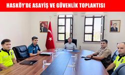 Hasköy’de asayiş ve güvenlik toplantısı yapıldı