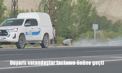 Malatya Darende’de Kayısı Bahçesinde Çıkan Yangın, Vatandaşların Duyarlı Müdahalesiyle Büyümeden Söndürüldü