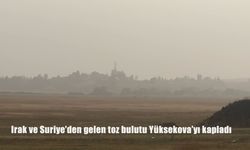 Irak ve Suriye Kaynaklı Toz Bulutu Yüksekova’yı Etkisi Altına Aldı