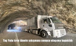 Erzincan’da Tarihi Taş Yolu Tır Kazasıyla Kapandı: Tünelde Metrelerce Sıkışma