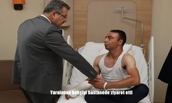 Erzurum Emniyet Müdürü Yırtar, Yaralanan Bekçiyi Hastanede Ziyaret Etti