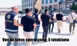 Van’da Fuhuş Operasyonu: 5 Kişi Tutuklandı