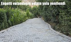 Bitlis’te Engelli Vatandaşın Evinin Yolu Yenilendi