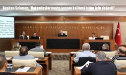 Başkan Sekmen: “Vatandaşlarımızın yaşam kalitesi bizim için değerli”