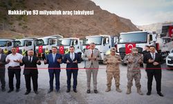 Hakkâri’nin yol gücüne 93 milyonluk dev araç takviyesi