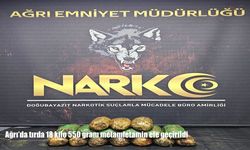 Ağrı’da bir tırda 18 kilo 550 gram metamfetamin ele geçirildi