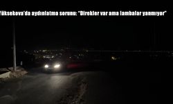 Yüksekova’da Aydınlatma Tepkisi: “Direkler Var Ama Lambalar Hâlâ Yanmıyor”