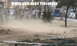 Sahra Çölü Değil, Yüksekova: Toz Bulutları İlçeyi Teslim Aldı
