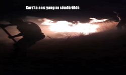 Kars Selim’de Çıkan Anız Yangını, Ekiplerin Hızlı Müdahalesiyle Söndürüldü