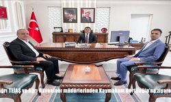 Ağrı’da Kurum Müdürlerinden Kaymakam Burak Dertlioğlu’na Hayırlı Olsun Ziyareti