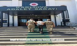 Bingöl’de Kesinleşmiş Hapis Cezası Bulunan Zanlı Jandarma Tarafından Yakalandı