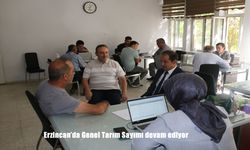 Erzincan’da Genel Tarım Sayımı Sürüyor: Çiftçiler Beyanlarını İletiyor