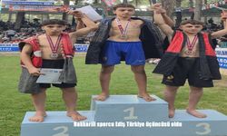 Hakkarili Hamza Ediş Türkiye Üçüncüsü Oldu