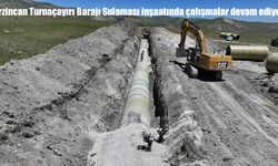 Erzincan Turnaçayırı Barajı sulaması çalışmaları devam ediyor