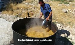 Malatya’da Kışlık Bulgurluk Hazırlıkları Başladı: Mahallelerde Tatlı Telaş