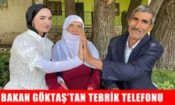 Bakan Göktaş'tan babasının YKS çıkışında çiçekle karşıladığı Gülen'e tebrik telefonu