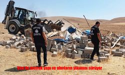 Van’da Metruk Yapı ve Ahırların Yıkım Çalışmaları Devam Ediyor