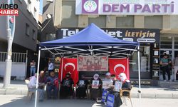 Muş'ta evlat nöbeti devam ediyor