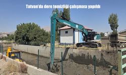 Tatvan’da Dere Temizliği