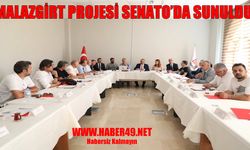 Muş Alparslan Üniversitesi senatosunda tarihi sunum