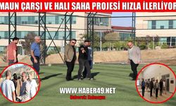 MAUN Rektörü Alican, kampüs çalışmalarını yerinde inceledi