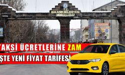 Bulanık’ta taksi ücretlerine zam