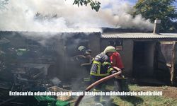 Erzincan’da Odunluk Yangını Korkuttu: İtfaiye Ekipleri Alevleri Kısa Sürede Kontrol Altına Aldı