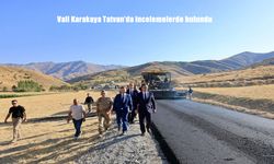 Bitlis Valisi Ahmet Karakaya Tatvan’da Köyleri Ziyaret Edip Çalışmaları İnceledi