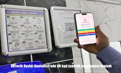 Derecik Devlet Hastanesi’nden Yenilik: QR Kod Temizlik Uygulaması Başladı