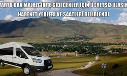 Varto’dan Malazgirt Zaferi etkinliklerine ücretsiz ulaşım: Hareket yerleri ve saatleri açıklandı