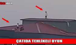 Muş’ta çocukların çatıda tehlikeli oyunu
