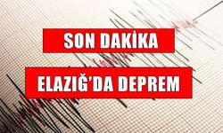SON DAKİKA: Elazığ’da deprem!