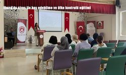 Elazığ’da bakım personeline stres ve öfke kontrolü eğitimi verildi
